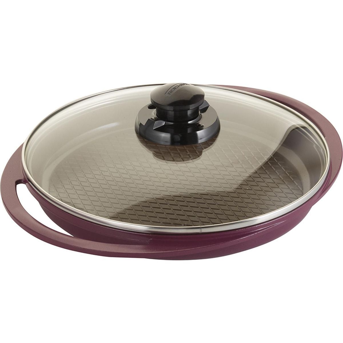 ROICHEN - Grill con Tapa 28cm Violeta