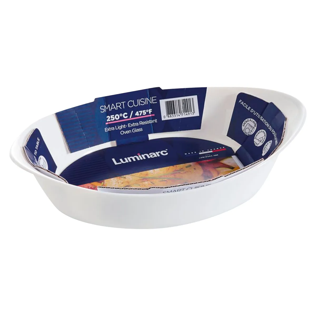 LUMINARC - Fuente Ovalada para Horno 25x15cm Smart Cuisine