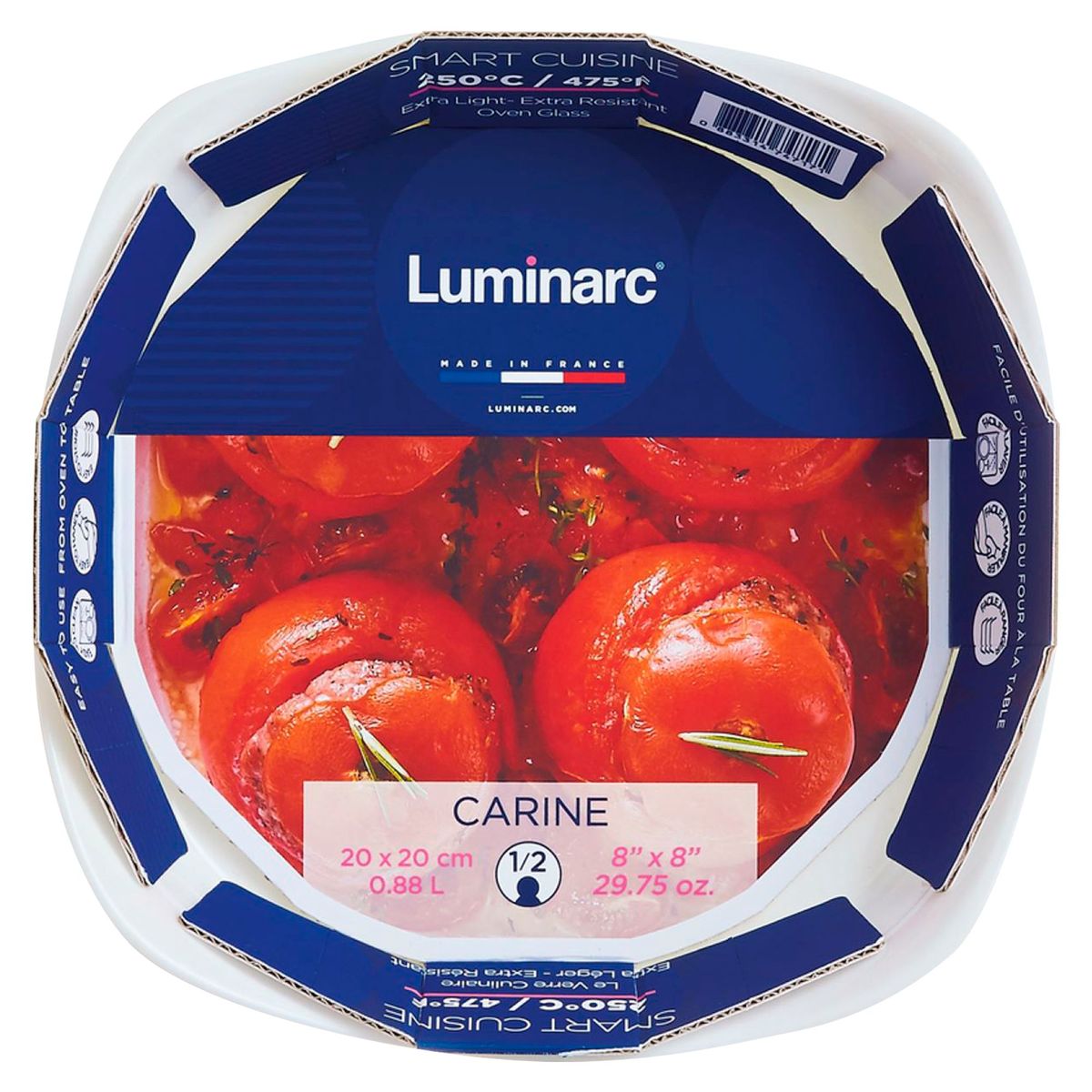 LUMINARC - Fuente Cuadrada para Horno 20x20cm Smart Cuisine