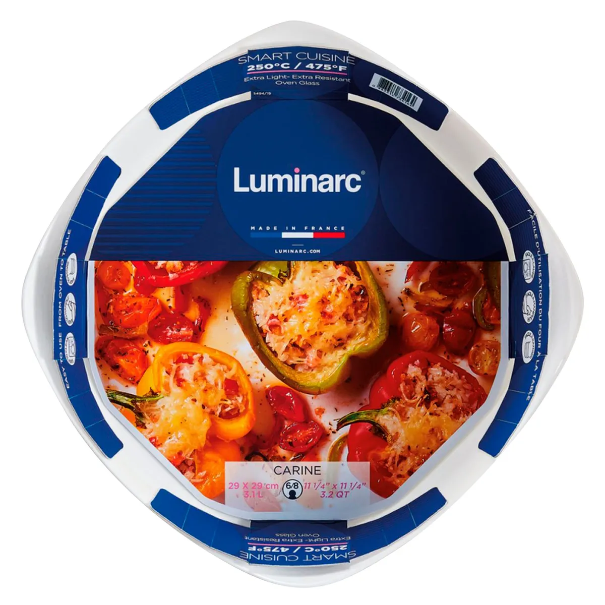 LUMINARC - Fuente Cuadrada para Horno 29x29cm Smart Cuisine
