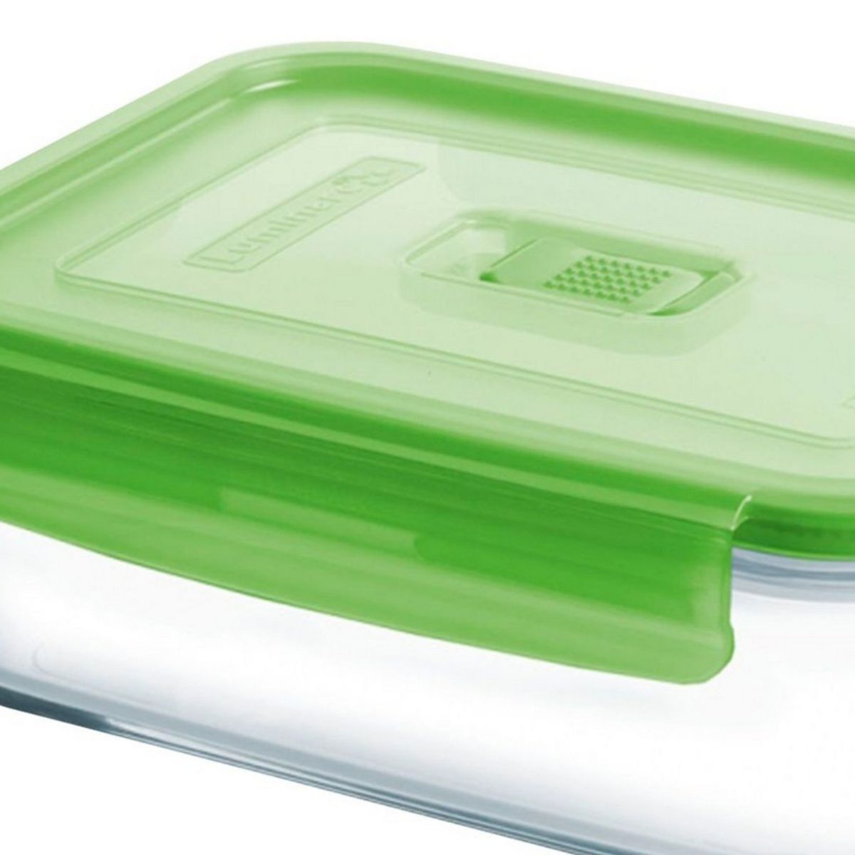 LUMINARC - Hermético Rectangular 0.38L con Tapa Verde