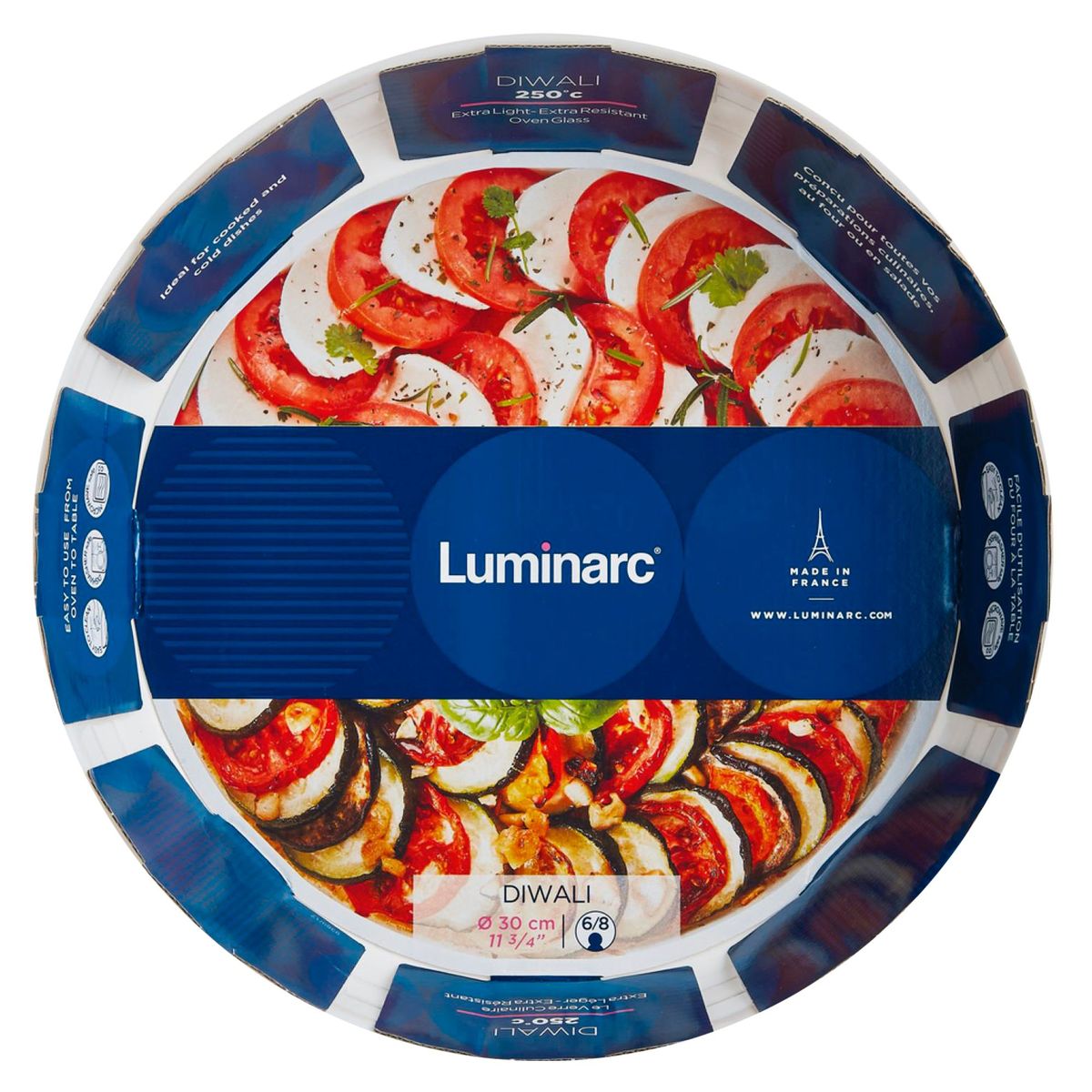 LUMINARC - Fuente Redonda Servir 30cm Diwali