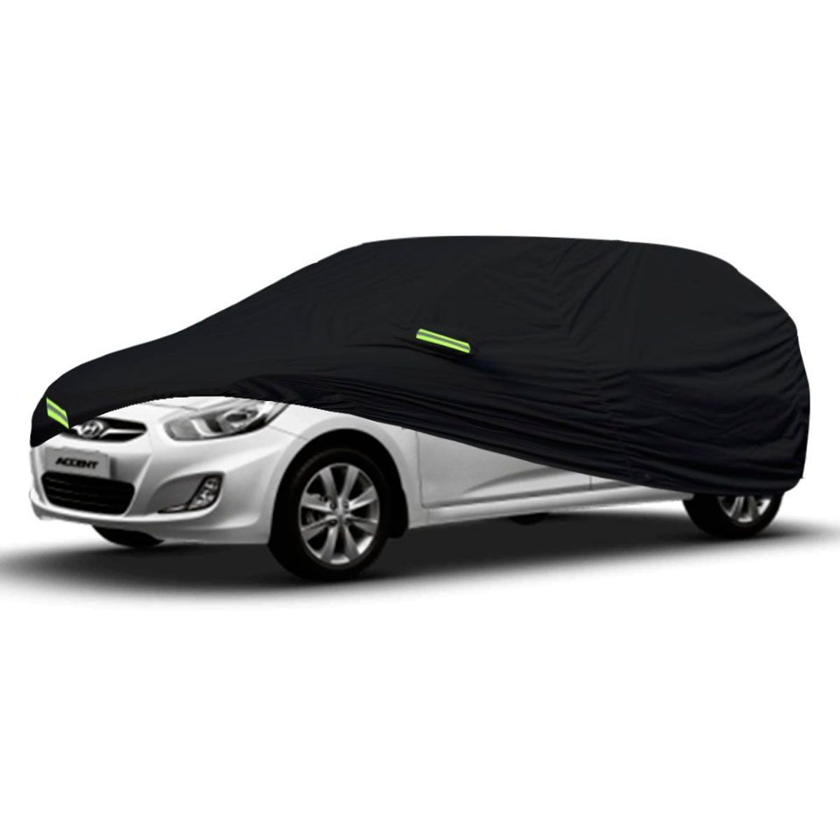 TECGO - Cobertor Funda Para Auto Hyundai Accent Hatchback Negro