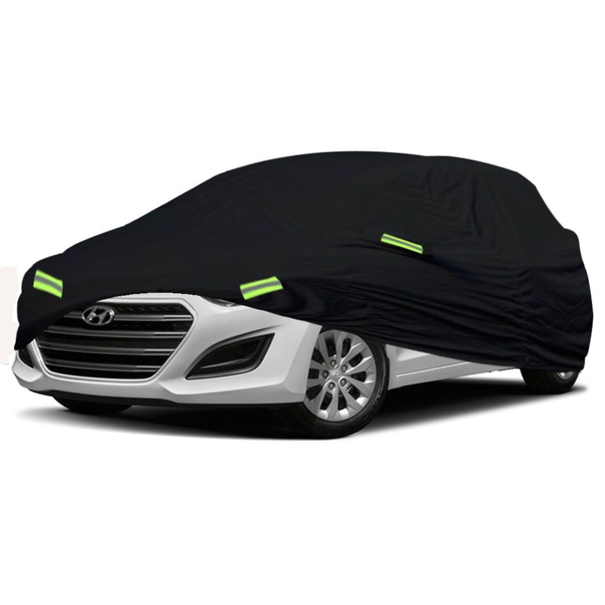 TECGO - Cobertor Funda Para Auto Hyundai Elantra Hatchback Negro