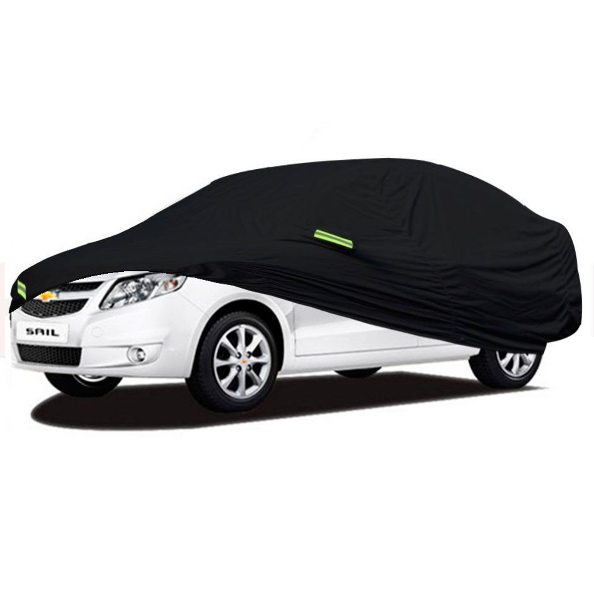 TECGO - Cobertor Funda Para Auto Chevrolet Sail Sedan Negro