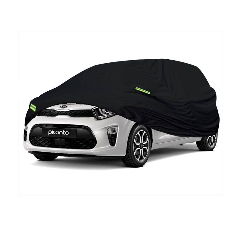 TECGO - Cobertor Funda Para Auto Kia Picanto Hatchback Negro