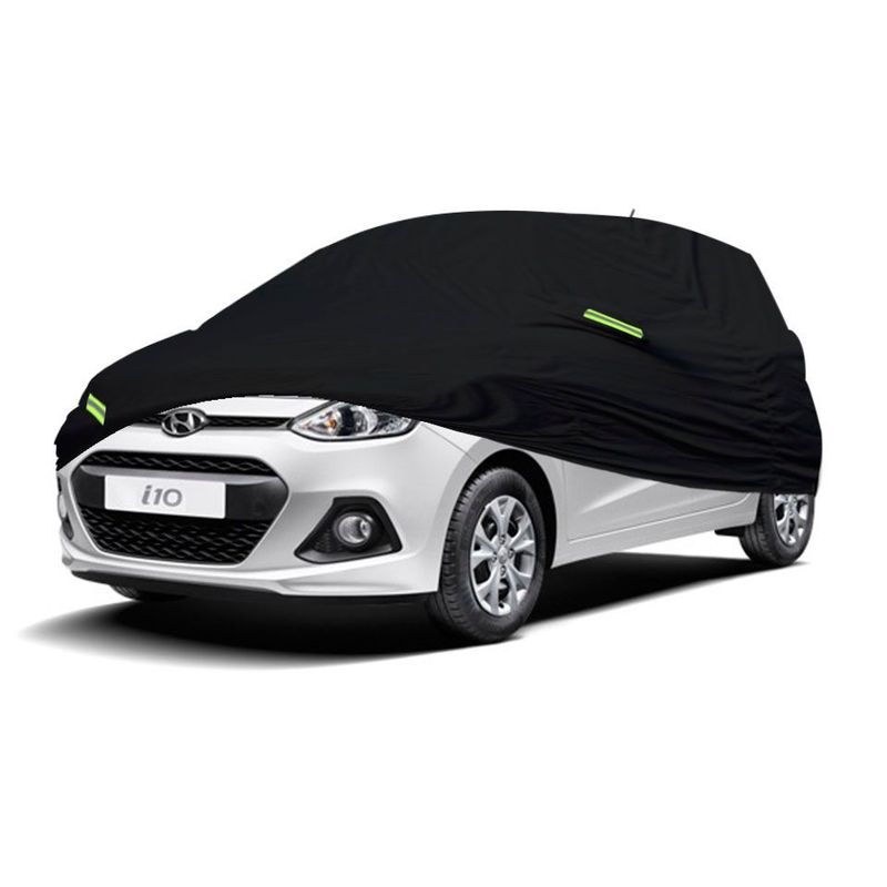 TECGO - Cobertor Funda Para Auto Hyundai I10 Hatchback Negro