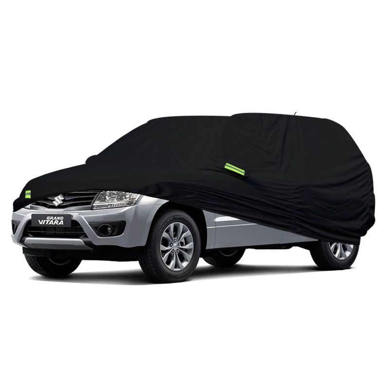 TECGO - Cobertor Funda Para Auto Suzuki Grand Vitara 4 Puertas Negro