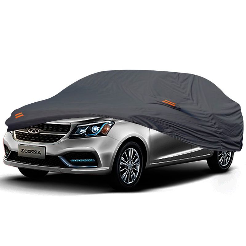 TECGO - Cobertor Funda Para Auto Chery New Arrizo 3 Gris