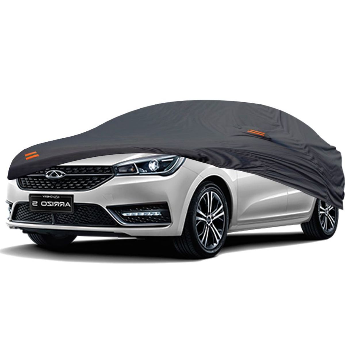 TECGO - Cobertor Funda Para Auto Chery New Arrizo 5 Gris