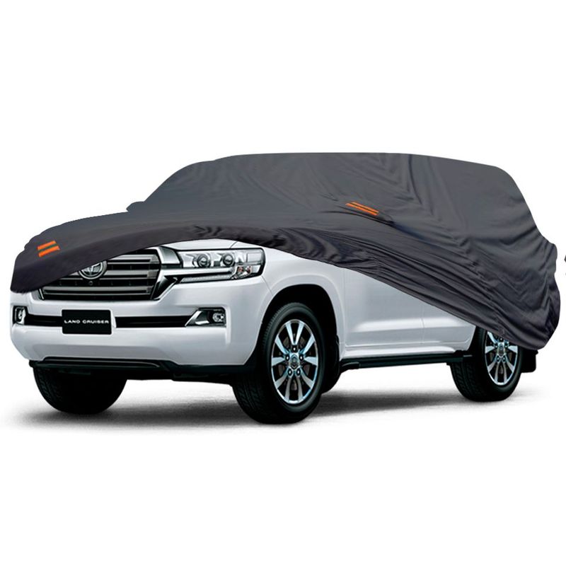 TECGO - Cobertor Funda Para Auto Toyota Land Cruiser Gris