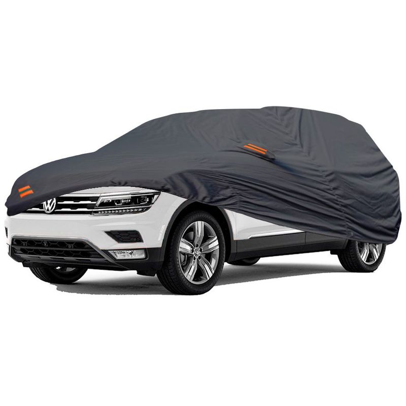 TECGO - Cobertor para Auto Volkswagen Tiguan Allpace 3 Filas Gris