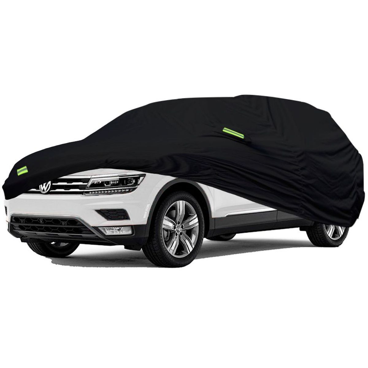 TECGO - Cobertor para Auto Volkswagen Tiguan Allpace 3 Filas Negro