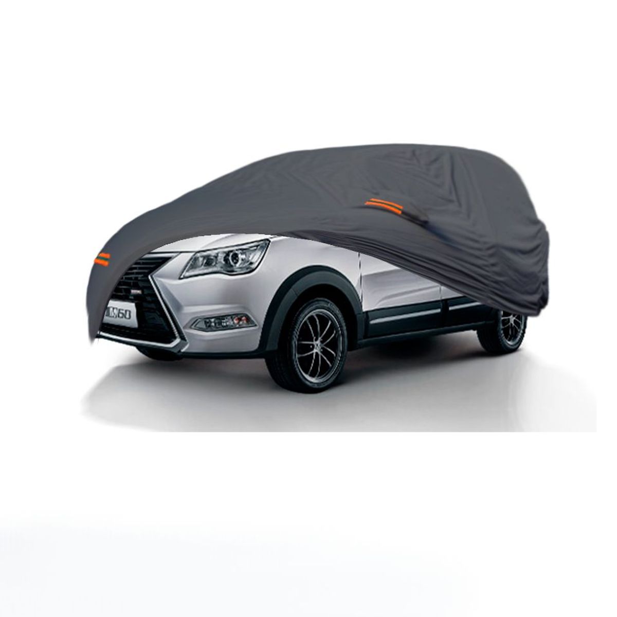 TECGO - Cobertor Funda Para Auto BAIC M60 Gris