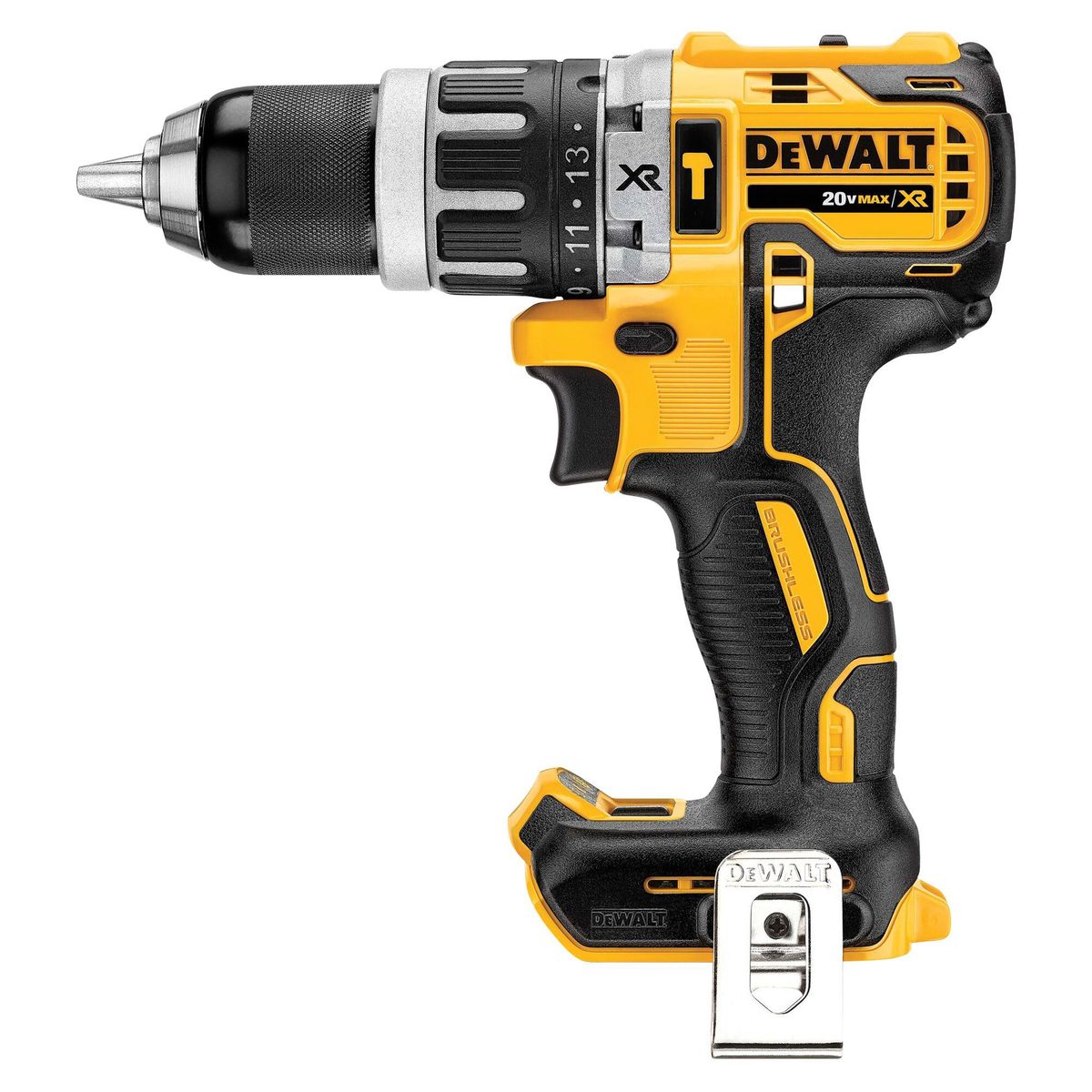 DEWALT - Taladro Percutor Inalámbrico Dewalt 1/2" 20V BRUSHLESS DCD796B (Sin batería)