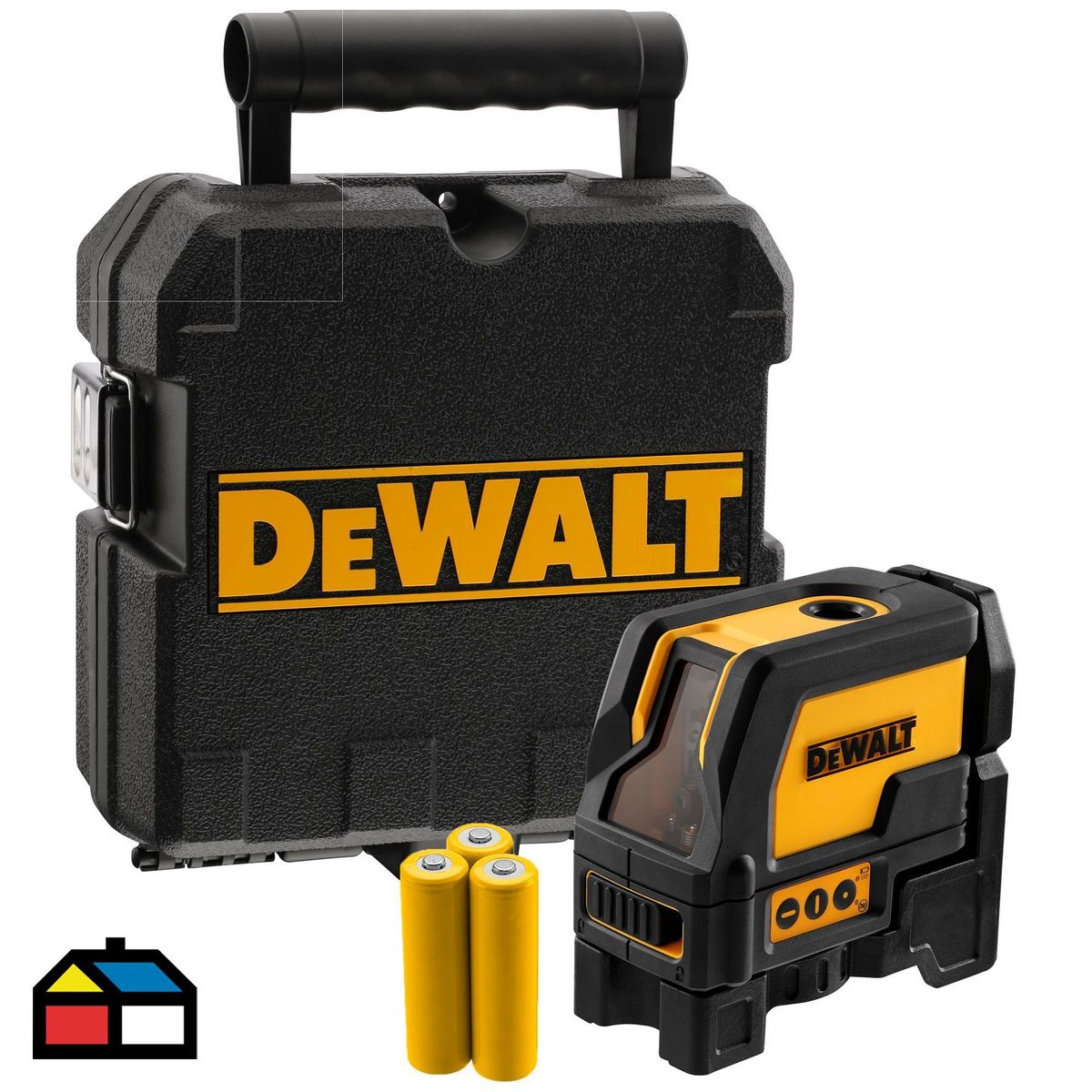 DEWALT - Nivel Laser Dewalt  Combinado 2 Linea y 2 Punto Rojo DW0822 Dewalt
