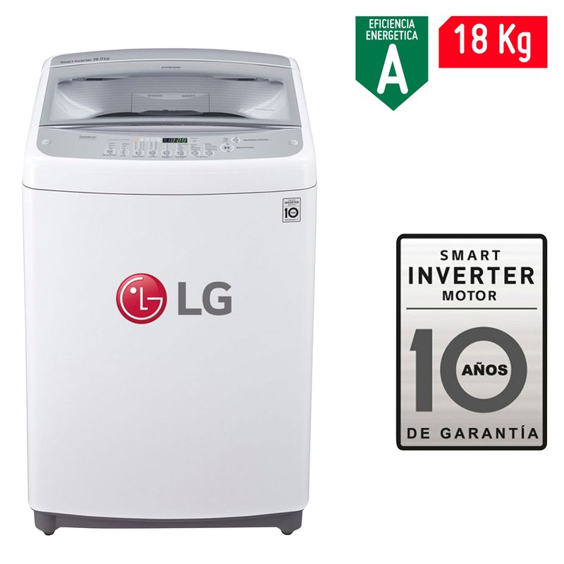 LG - Lavadora LG 19 Kg WT19WSB Blanco