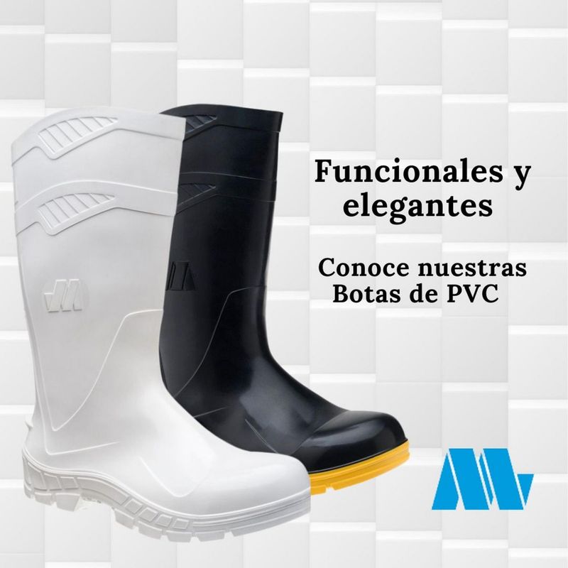 PREDATOR - Bota de Seguridad de PVC con Puntera de Acero Unisex T44