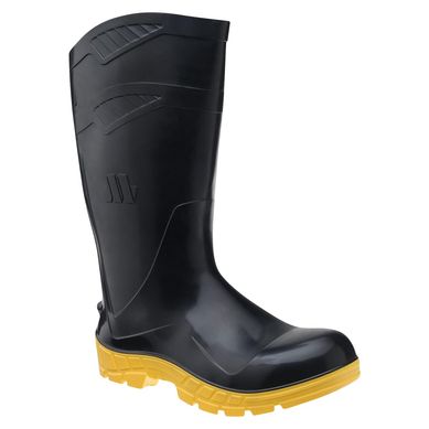Bota de Seguridad de PVC con Puntera de Acero Unisex