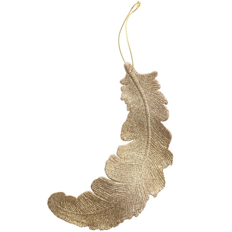 DEAR SANTA - Pluma de Navidad 15cm Dorado