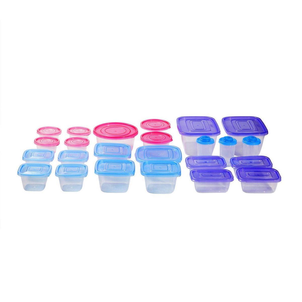 REYPLAST - Set de Tapers de plástico 48 Piezas