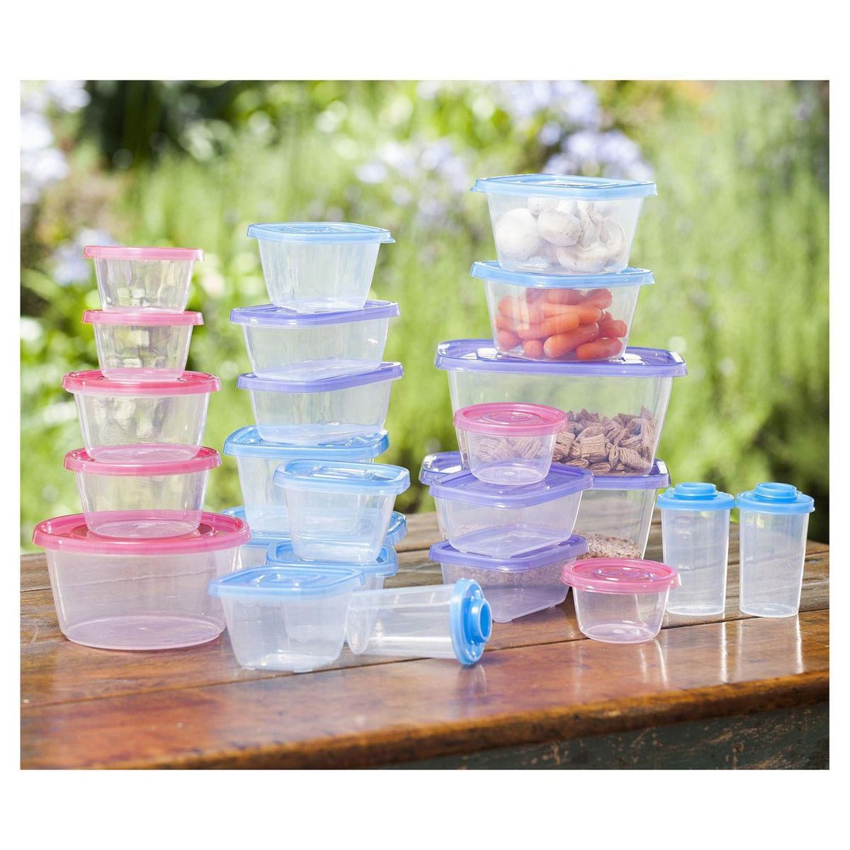 REYPLAST - Set de Tapers de plástico 48 Piezas