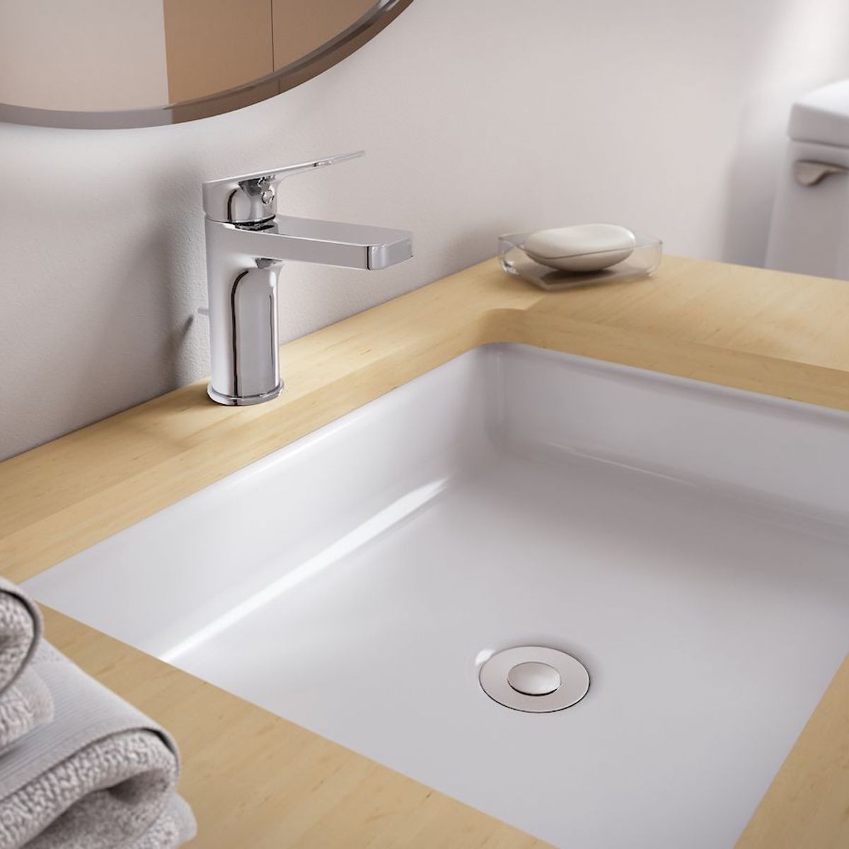 TOTO - Lavamanos para Empotrar A Mueble Atherton Rectangular Blanco