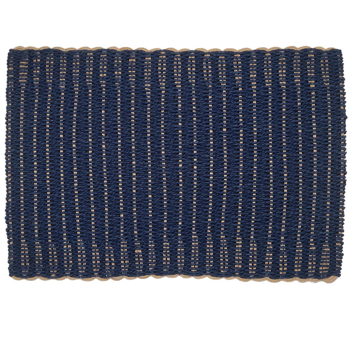 JUST HOME COLLECTION - Individual Papel Tejido Azul