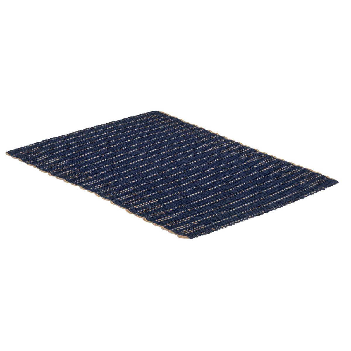 JUST HOME COLLECTION - Individual Papel Tejido Azul