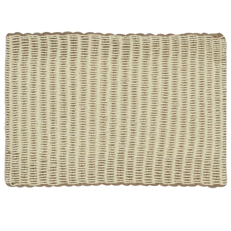 JUST HOME COLLECTION - Individual Papel Tejido Beige