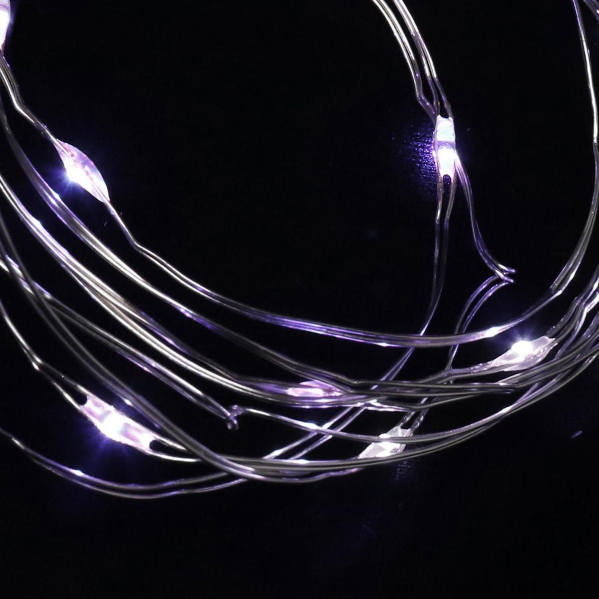 JUST HOME COLLECTION - Guirnalda LED Starry Wire Light Violeta 10m