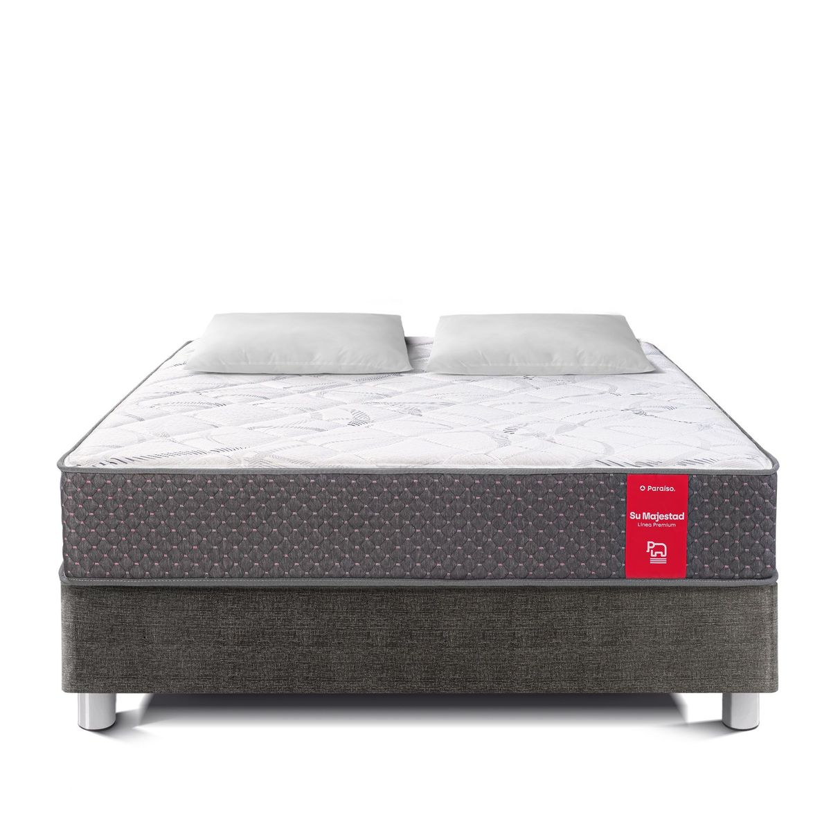 PARAISO - Cama Su Majestad King + 2 Almohadas + Protector