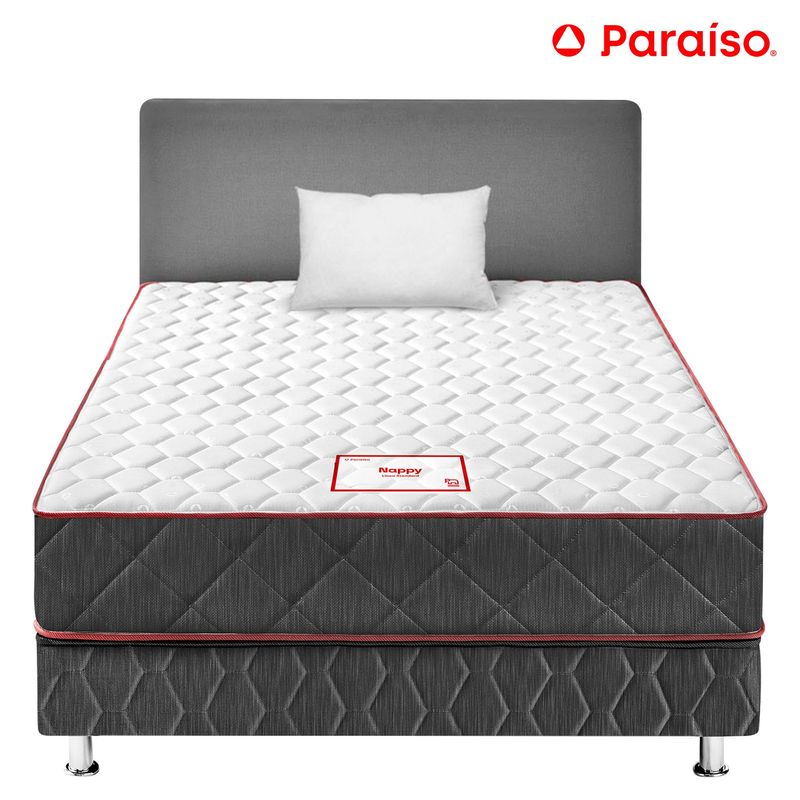 PARAISO - Dormitorio Paraíso Nappy 1.5 Plazas