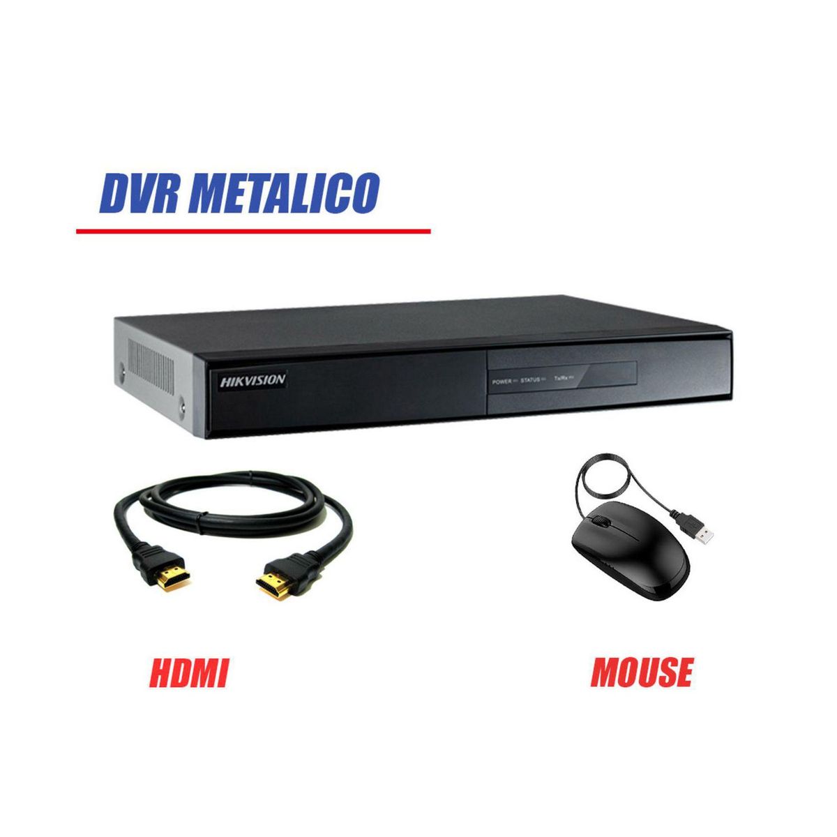 HIKVISION - Cámaras de Seguridad Kit 5 Full HD 1TB + Exterior Mayor Alcance Varifocal