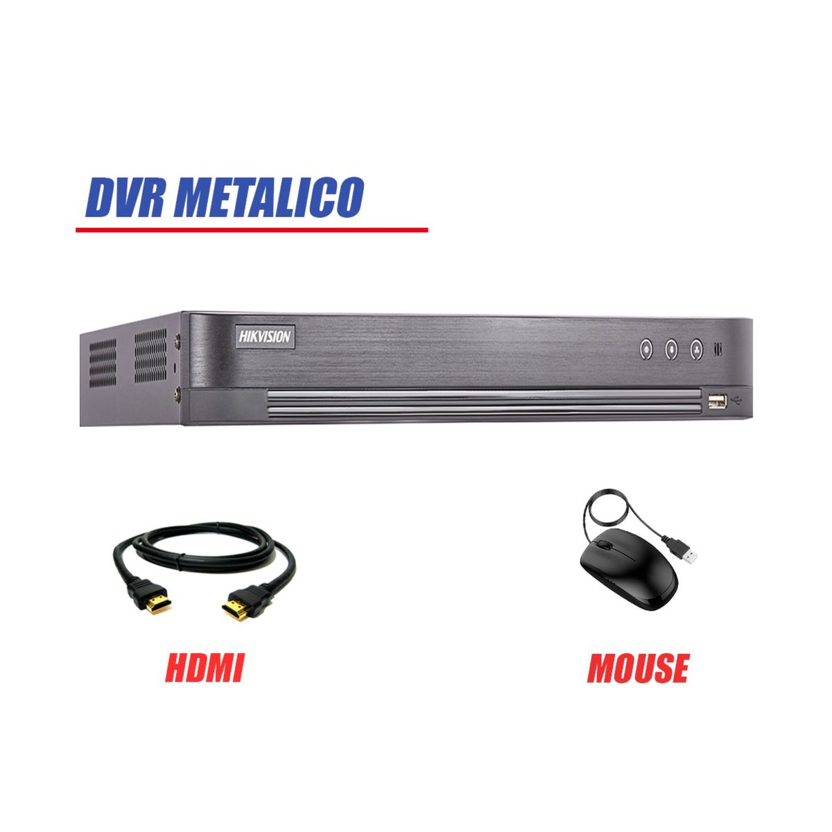 HIKVISION - Cámaras de Seguridad Kit 2 5MP | 01 Cámara Audio Incorporado Disco 500GB