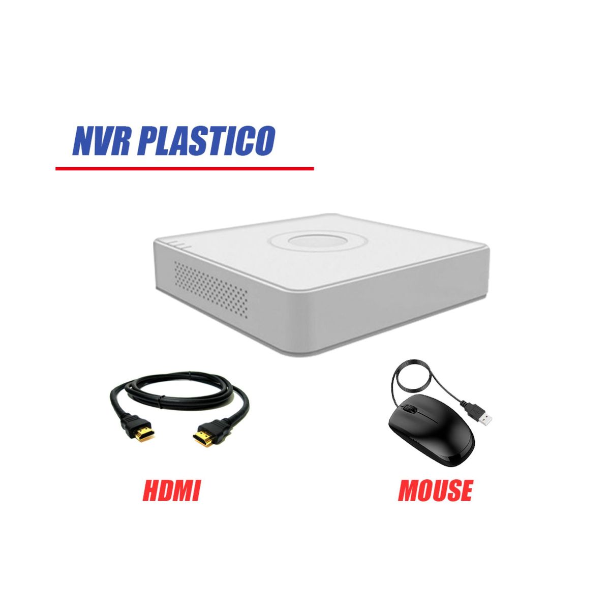 HIKVISION - Camara de Seguridad Ip Full HD 1080P Kit 4 Disco 2TB WD Purpura