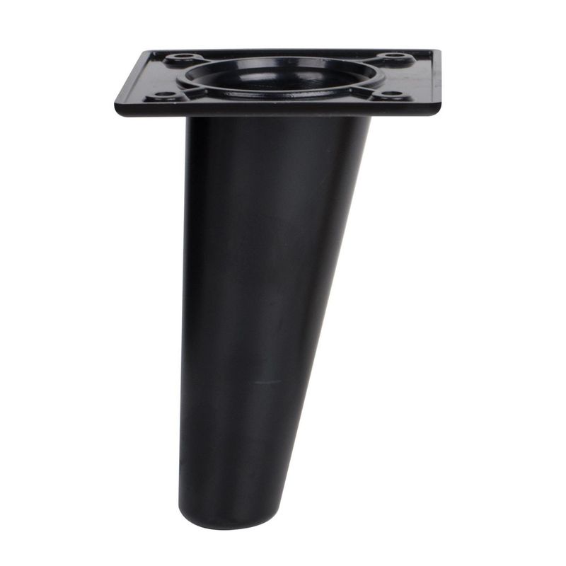 FIXSER - Patas para Muebles ABS Ecodik 120 mm Negro
