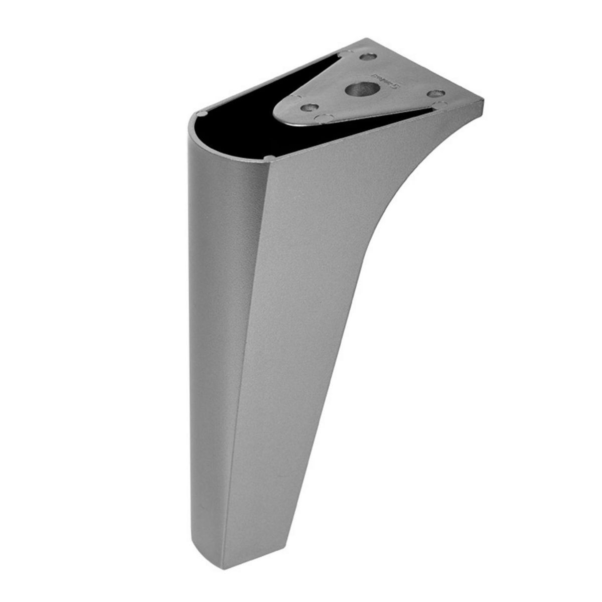 FIXSER - Patas para Muebles ABS Sabel de Aluminio 120 mm