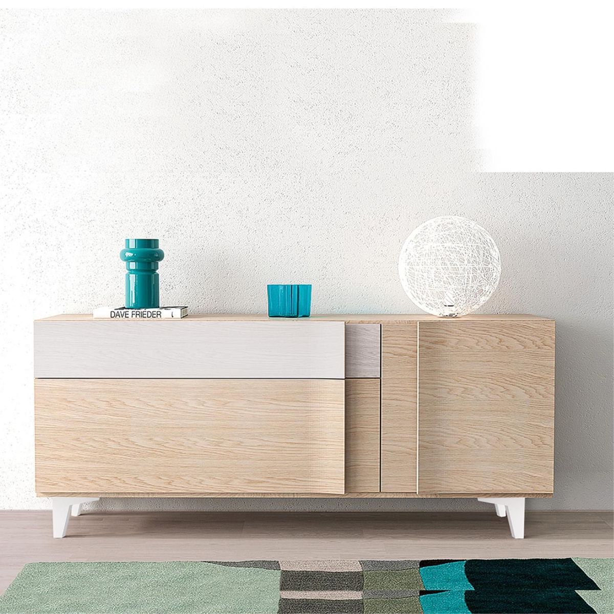 FIXSER - Patas para Muebles Kompass ABS 100mm Blanco