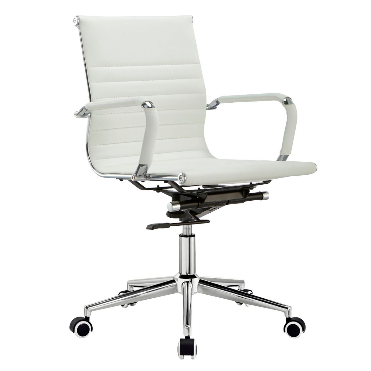 VENSO - Silla de Oficina Giratoria Ejecutiva RTA-9050B Blanco