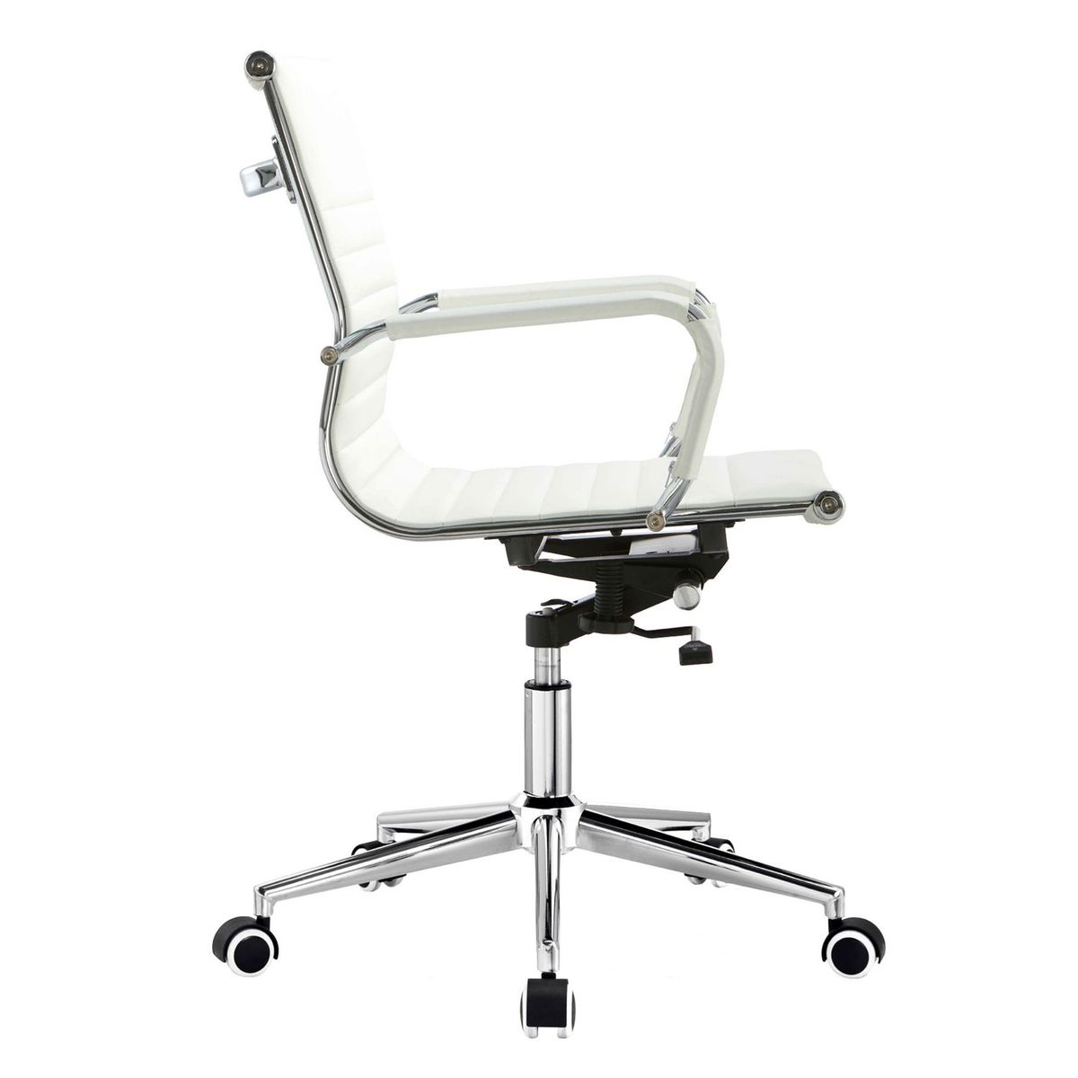 VENSO - Silla de Oficina Giratoria Ejecutiva RTA-9050B Blanco