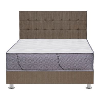 Dormitorio Capella Forli Queen + Colch�n+ Box Tarima + Cabecera + Almohada + Protector