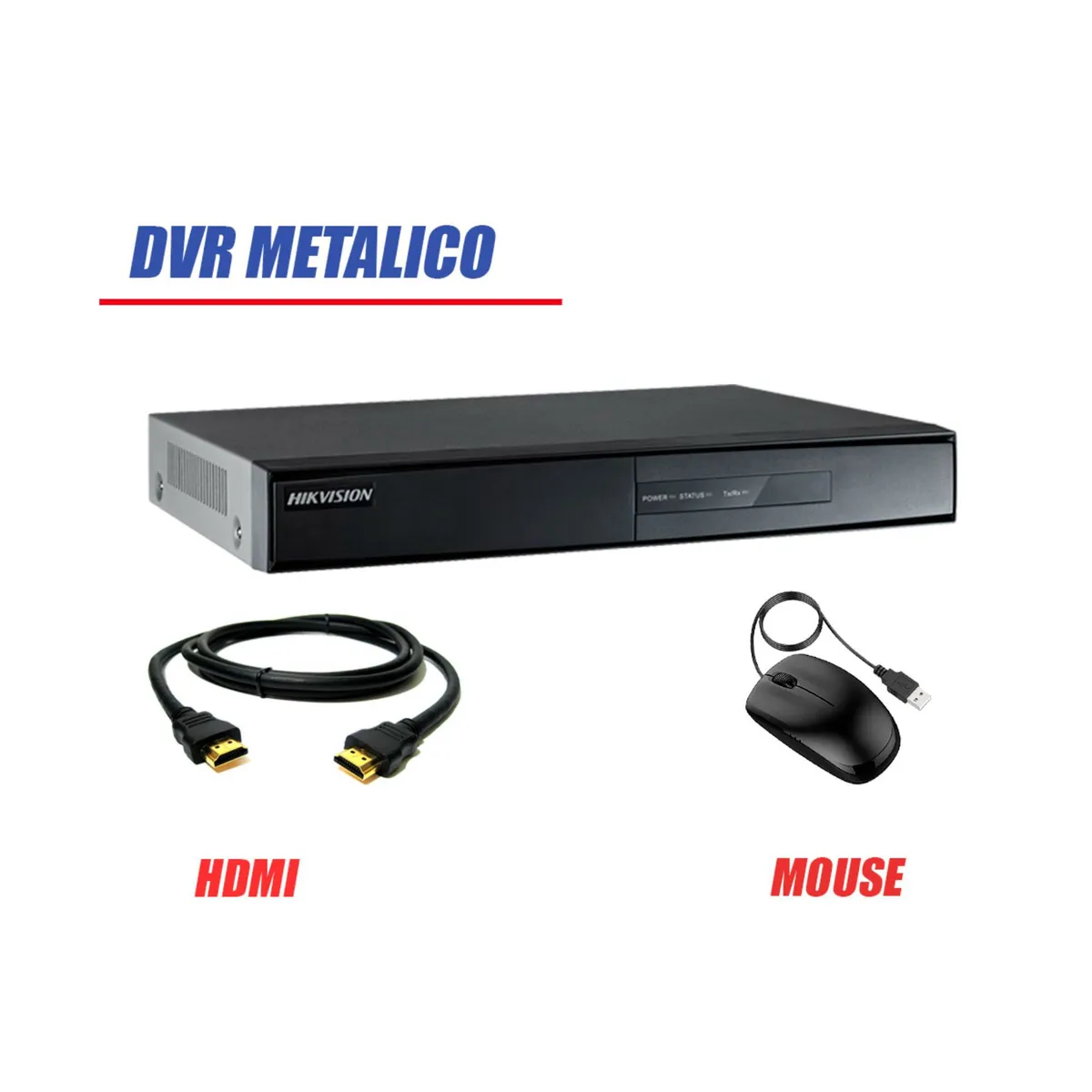 HIKVISION - Kit Cámara de Seguridad Kit 8 Full HD 1080P 2TB + Cámara de Seguridad Exterior IT3F KIT08-FHD-D082