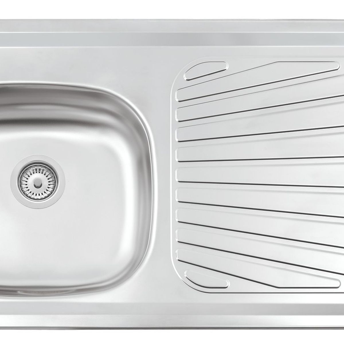 TRAMONTINA - Lavadero Empotrar 01 Poza con escurridor Derecha 100x50cm