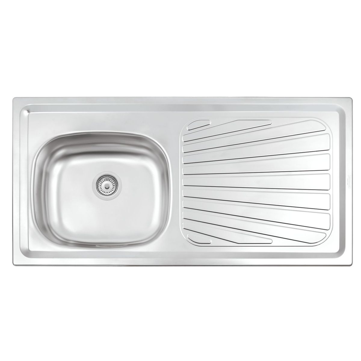 TRAMONTINA - Lavadero Empotrar 01 Poza con escurridor Derecha 100x50cm