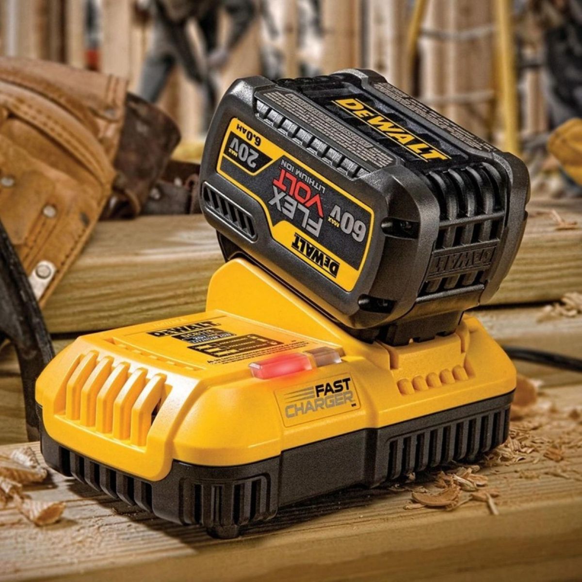 DEWALT - Batería 9.0Ah 20V/60V FLEXVOLT DCB609 + Cargador Rápido 20V/60V DCB118 Dewalt