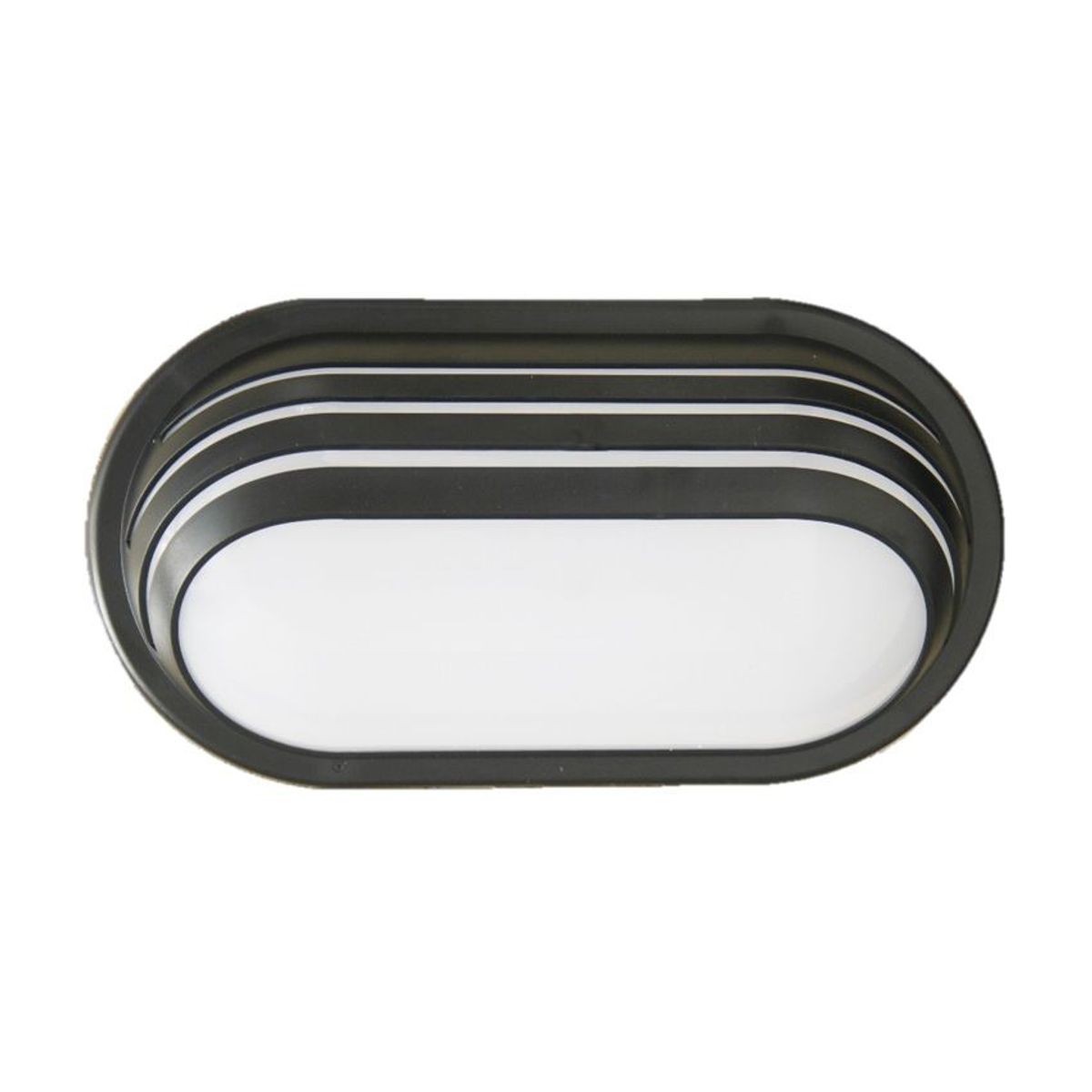 LUMINIKA - Aplique ovalado Led rejilla 20W Luz amarilla