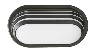 Aplique ovalado Led rejilla 20W Luz blanca