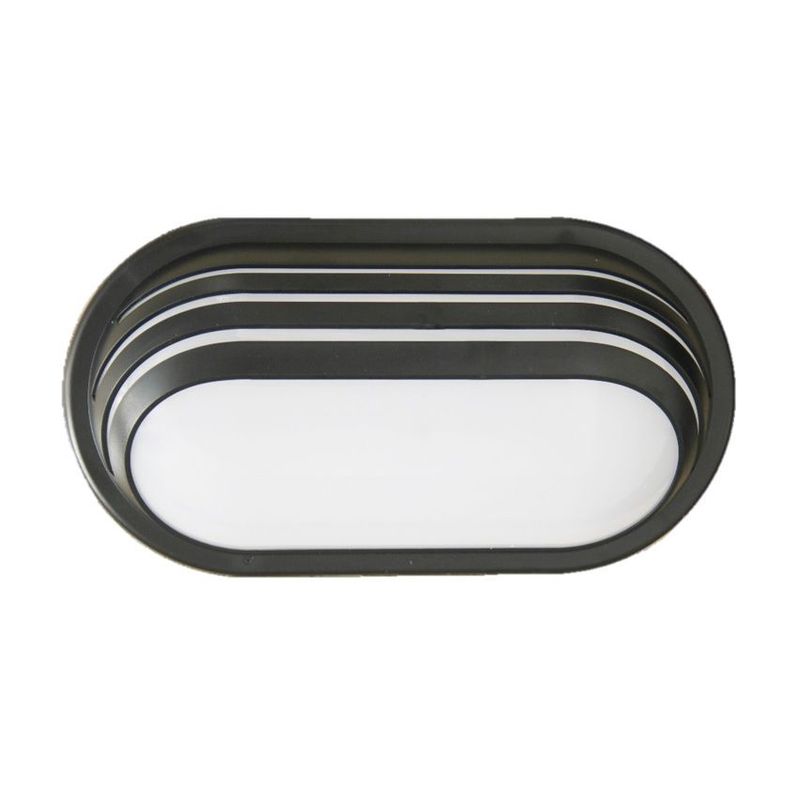 LUMINIKA - Aplique ovalado Led rejilla 20W Luz blanca