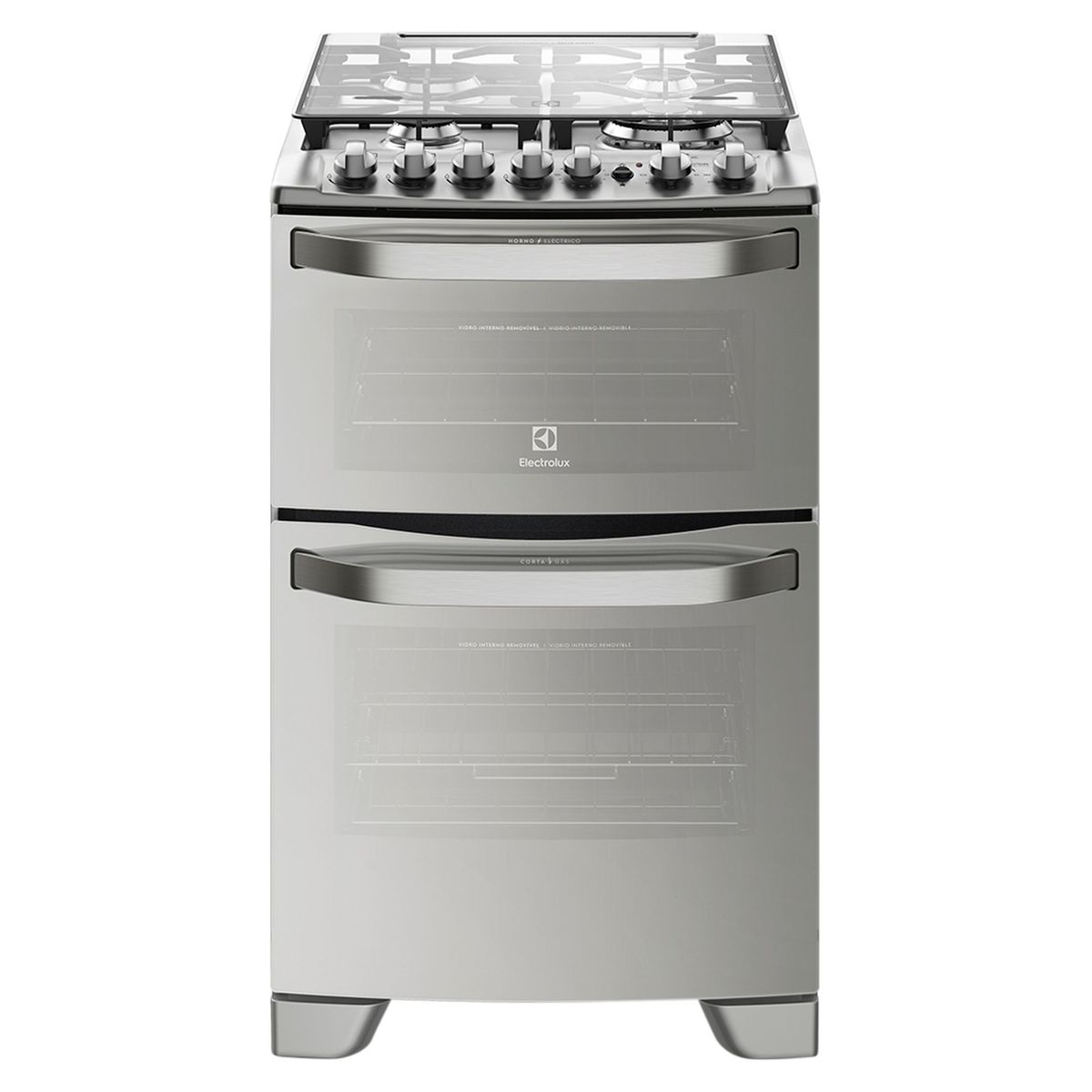 ELECTROLUX - Cocina Electrolux a Gas 4 Hornillas 56DXQ Inox